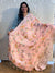 Linen cotton floral design dupatta - PAR555