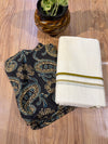 🌿 Puliyilakkara Handloom Set Mundu – Timeless Kerala Tradition ✨