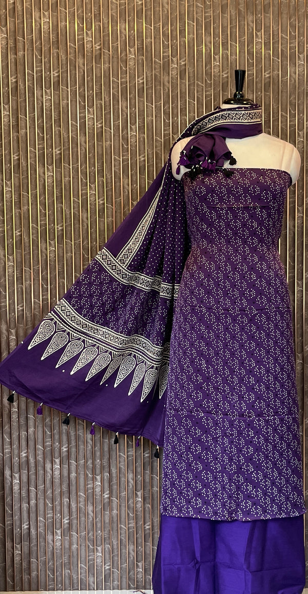 Unstitched Modal Silk Salwar Set - Embrace The Luxury🧵
