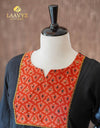Slub Cotton Kurti with Handwork on Neck – Timeless Elegance ✨