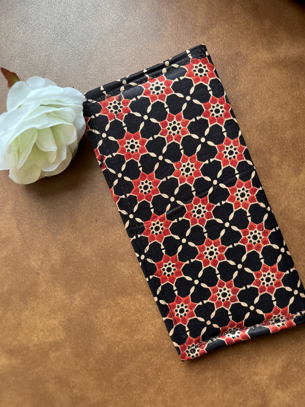 Ajrakh Modal Silk Clutches