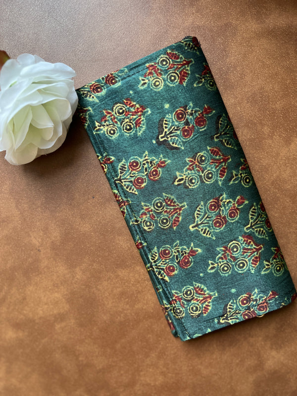 Ajrakh Modal Silk Clutches