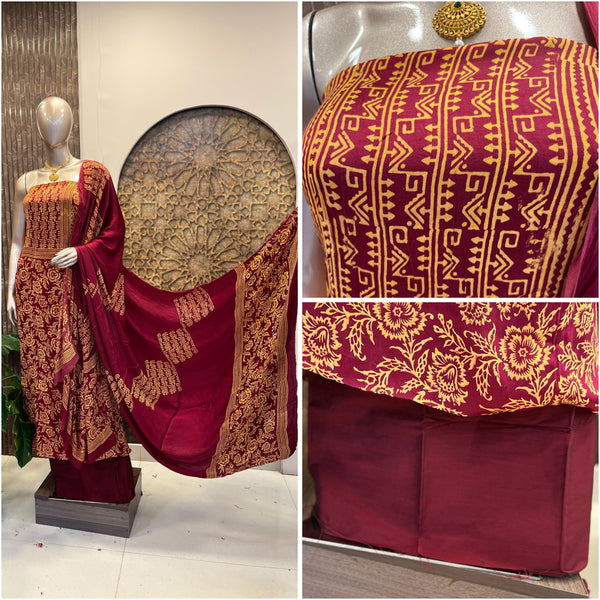 Modal silk Salwar material