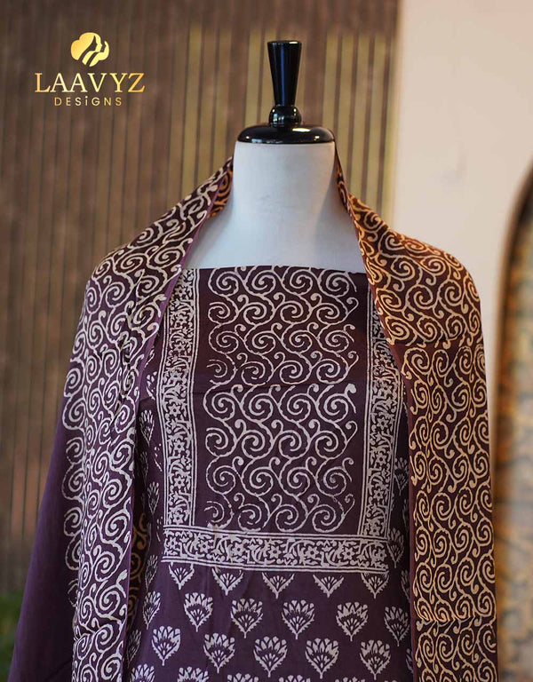 🌟 Unstitched Silk Salwar Set – Classic Elegance, Made for You ✨