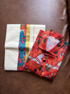 Ajarak cotton shirt and Dhothi collections