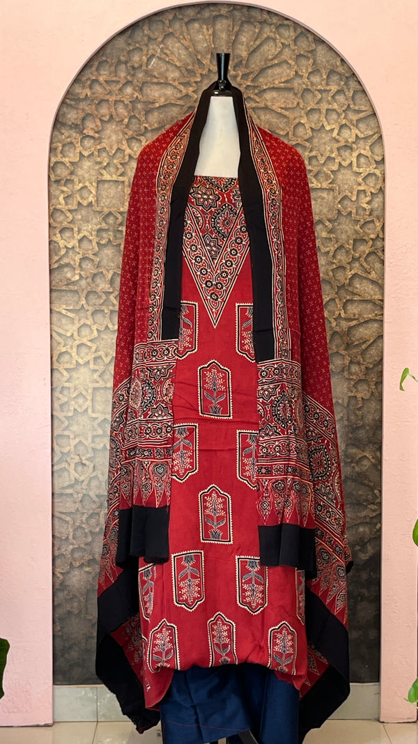 Unstitched Modal Silk Salwar Set - Embrace The Luxury🧵
