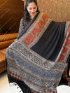 Ajrak modal silk saree