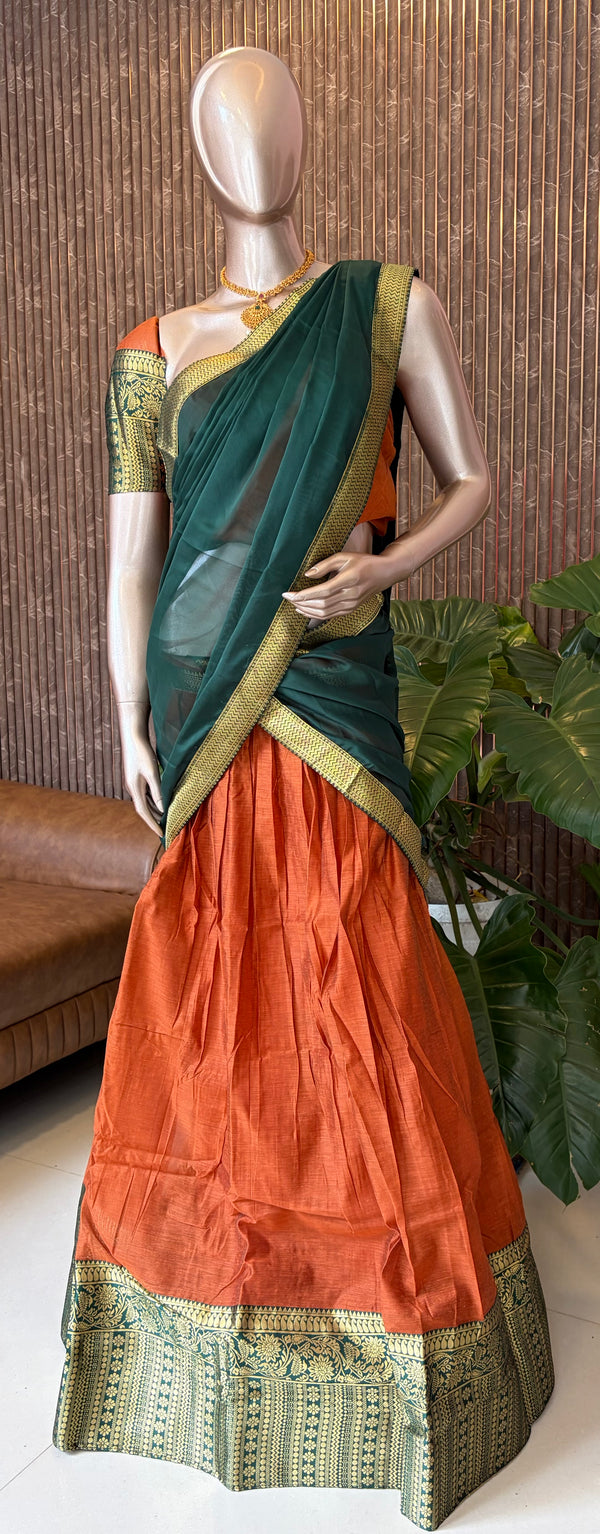 🌸SEMI STITCHED DHAVANI COLLECTIONS ✨🌺