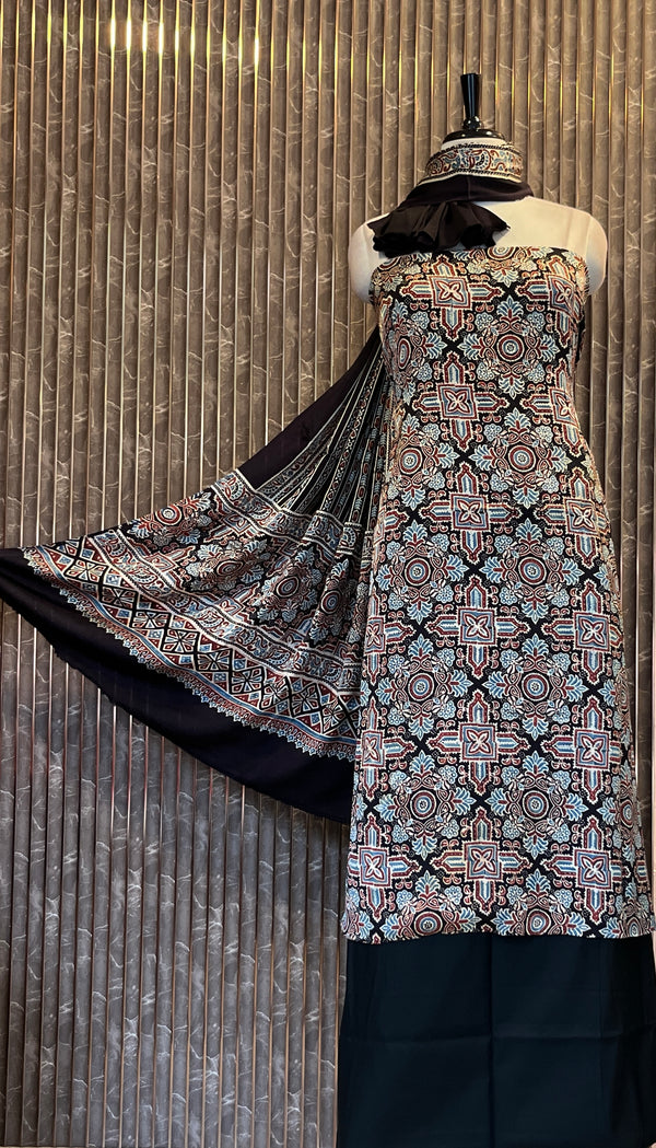 Unstitched Modal Silk Salwar Set - Embrace The Luxury🧵