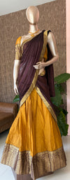 🌸SEMI STITCHED DHAVANI COLLECTIONS ✨🌺