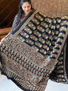 Ajrak modal silk saree