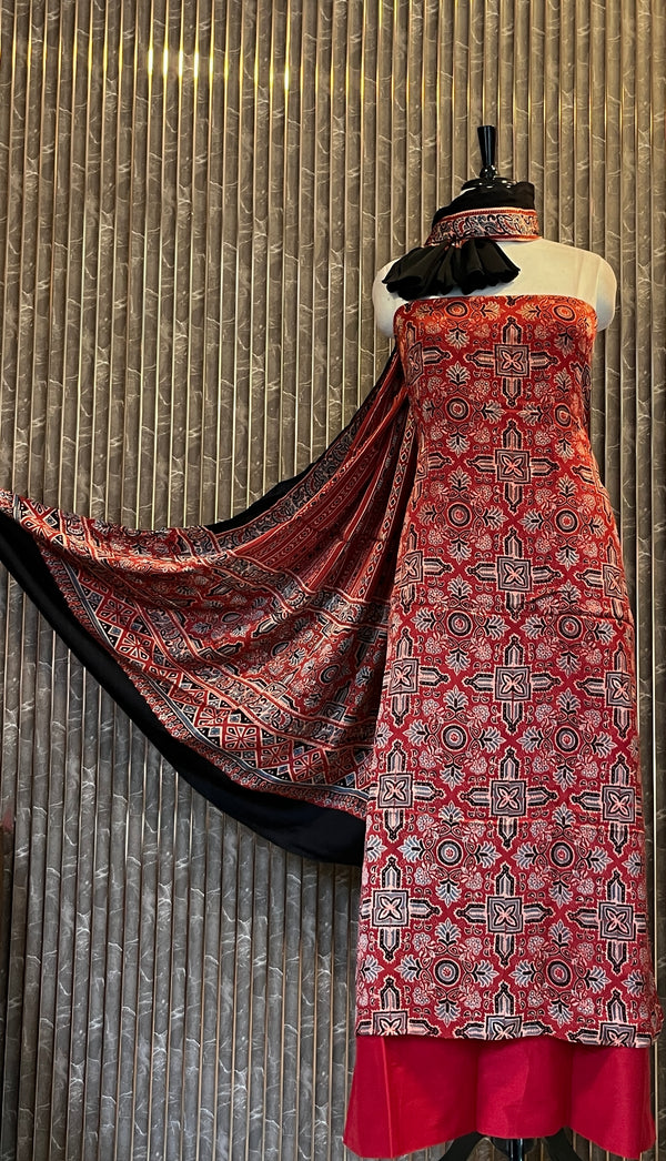 Unstitched Modal Silk Salwar Set - Embrace The Luxury🧵