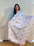 Linen cotton floral design dupatta - PAR555
