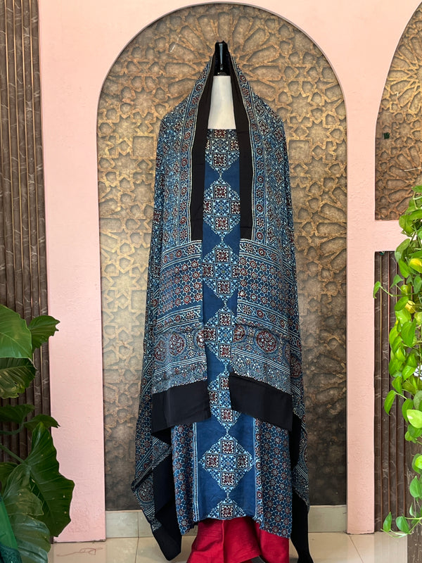 Unstitched Modal Silk Salwar Set - Embrace The Luxury🧵