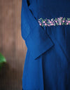 Slub Silk Kurti with Embroidery – Timeless Elegance & Comfort ✨