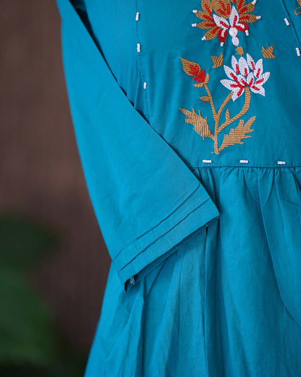 Ready-To-Wear Cotton Kurtha Set - Just Slip In and Shine 🌟