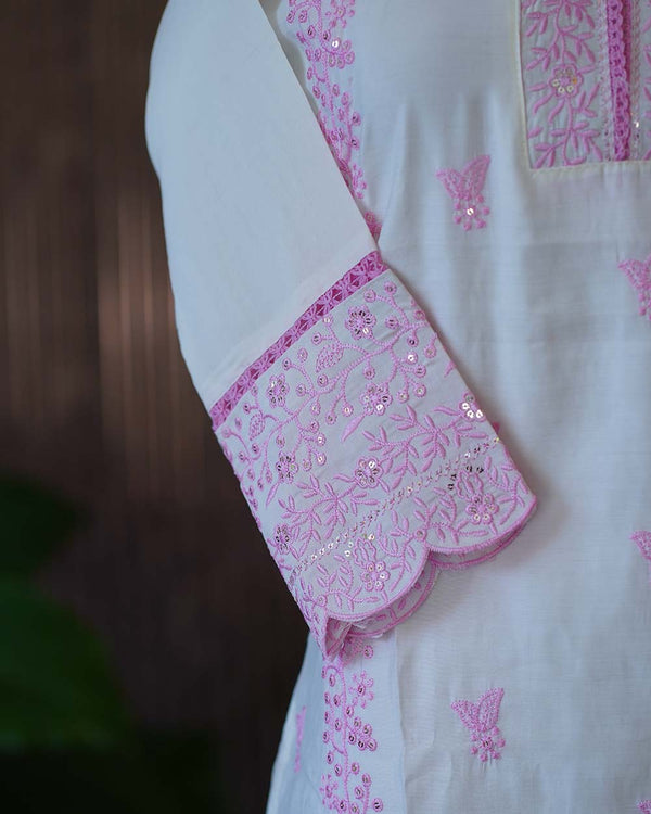 Ready-To-Wear Chanderi Silk Kurtha Set - Tradition Meets Trend 🌸