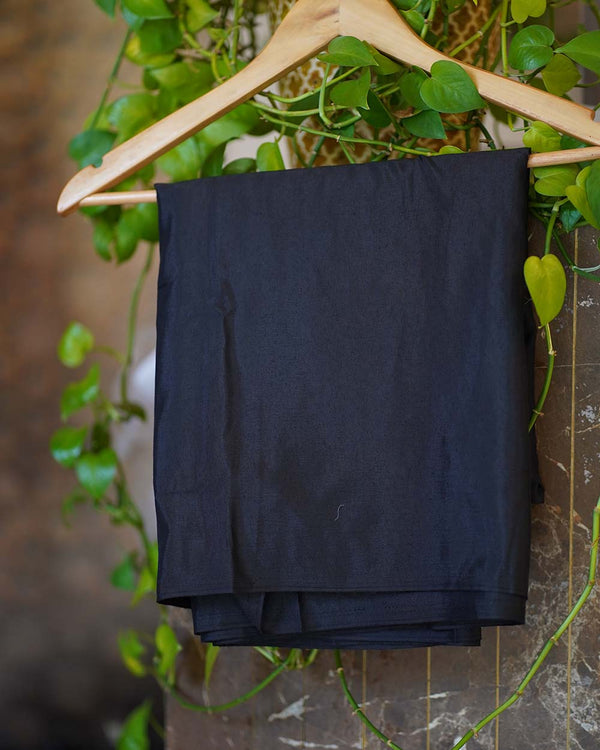 Unstitched Black Salwar Set - From Fabric To Fashion🖤