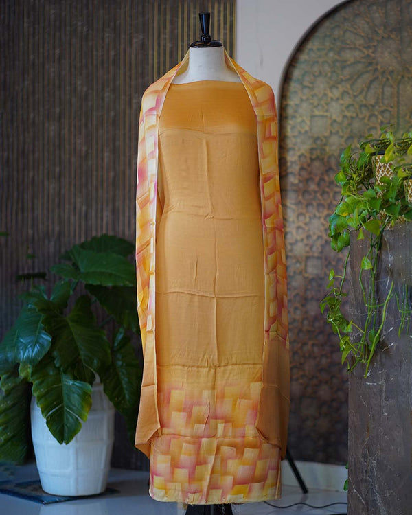 Unstitched Modal Silk Salwar Set - Embrace The Luxury🧵