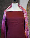 Unstitched Silk Salwar Set - Unstitched