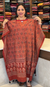 Ajrakh Print Pure Cotton KAFTAN | Brick Red