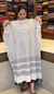 Ajrakh Printed Pure Cotton KAFTAN | White