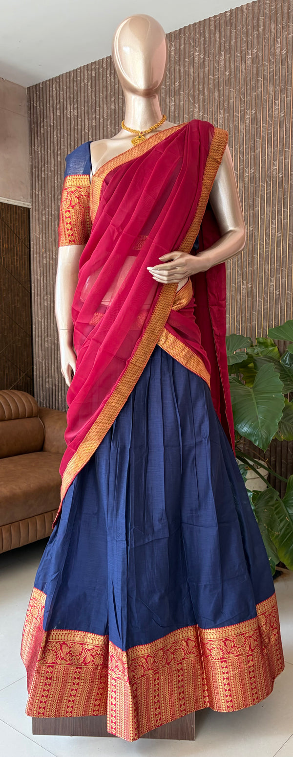 🌸SEMI STITCHED DHAVANI COLLECTIONS ✨🌺
