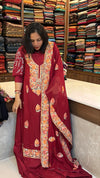 Kashmiri Unstitched Salwar Material – Elegance Woven from the Valleys ❄️