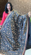 Semi Raw Silk Embroidery Saree – Grace in Every Thread ✨