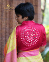 Linen Saree with Modal Handworked Readymade Blouse – A Fusion of Elegance & Comfort ✨