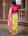 Linen Saree with Modal Handworked Readymade Blouse – A Fusion of Elegance & Comfort ✨